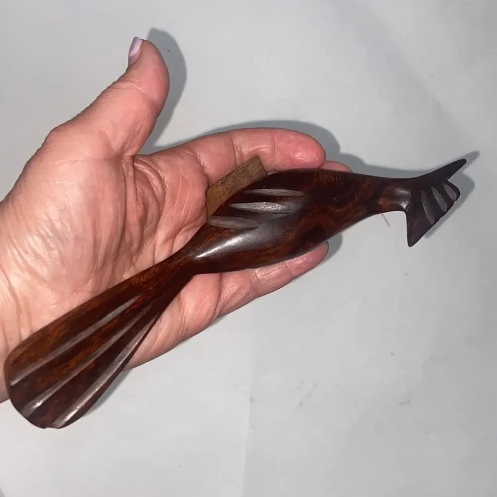 Mid Century Modern Wood Road Runner Roadrunner Handmade Made In Mexico